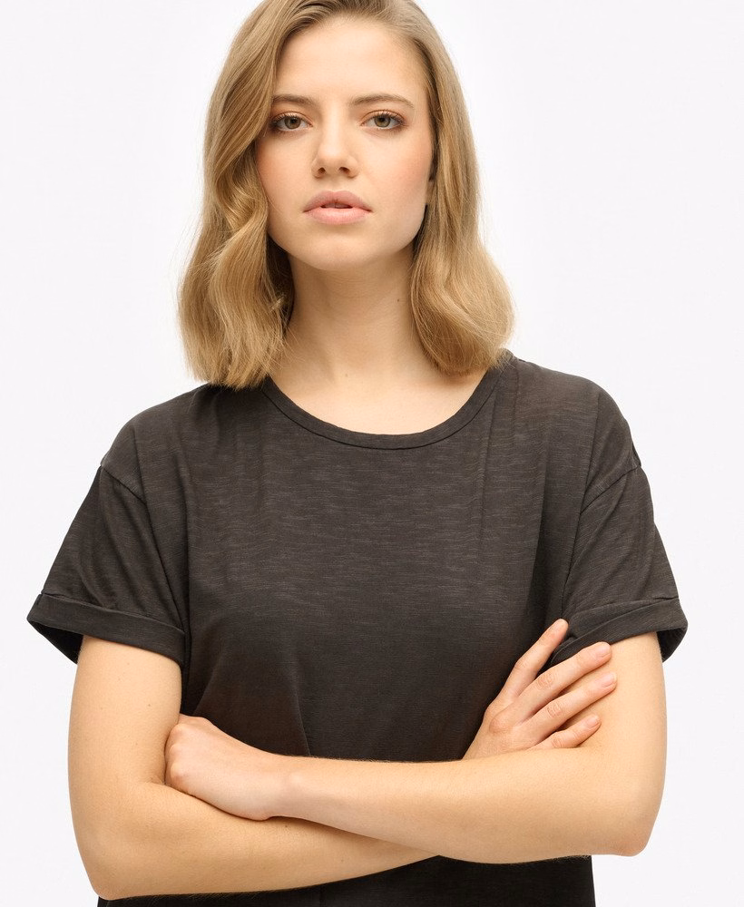 ミディ丈Tシャツワンピース