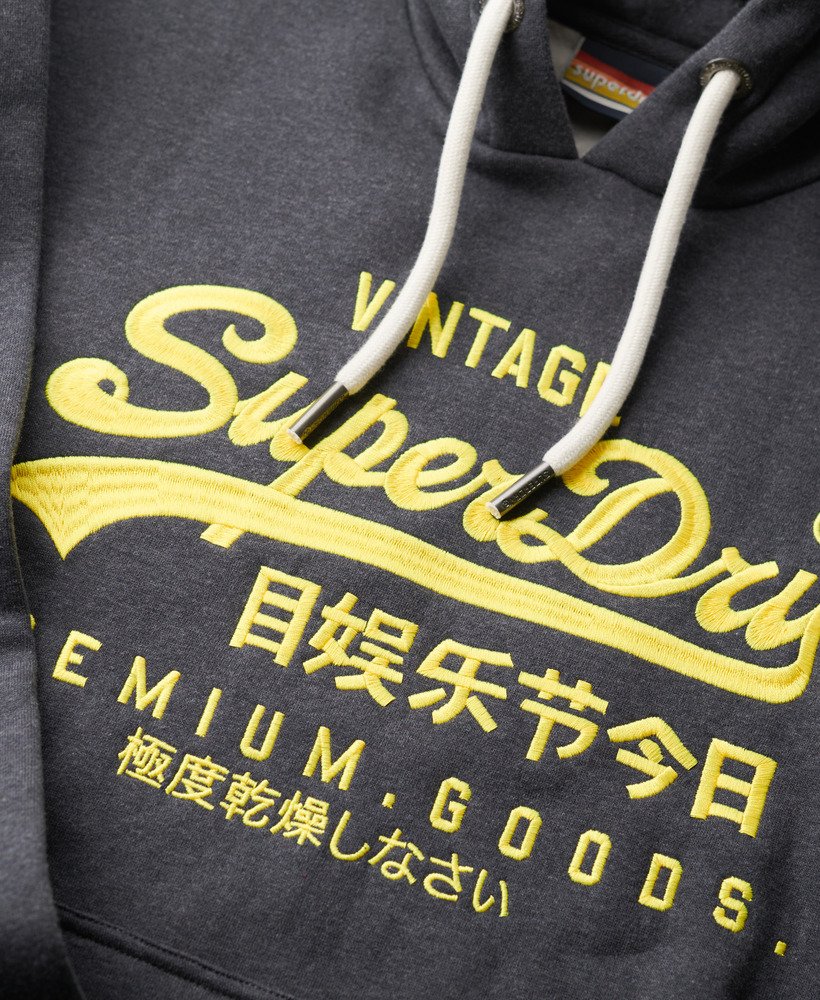 eclipse navy marlのネオングラフィックフーディー