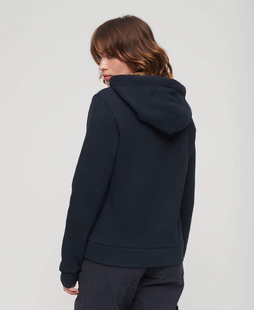 スクリプテッド カレッジ グラフィック フーディー(eclipse navy)