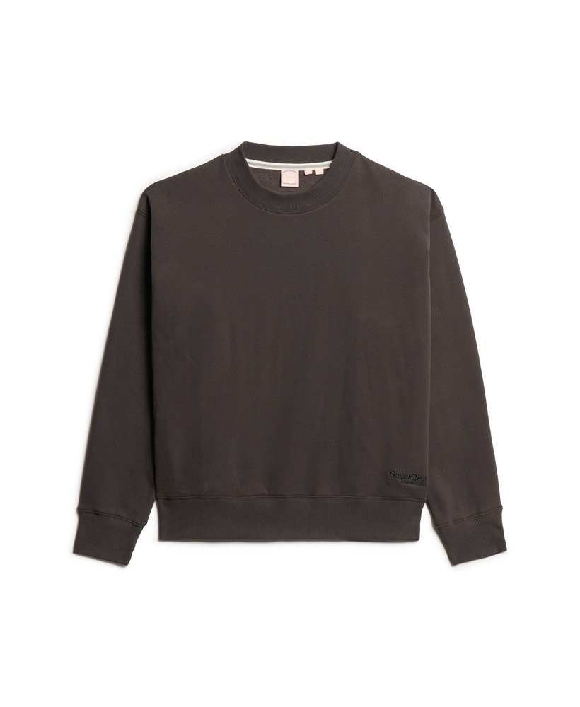 エッセンシャル ロゴ リラックスフィット スウェットシャツ(bison black)