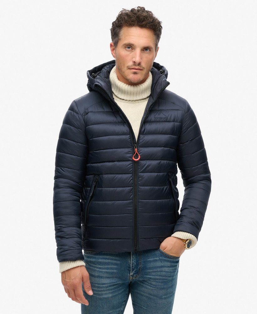 フード付きフジスポーツパデッドジャケット(エクリプスネイビー)
