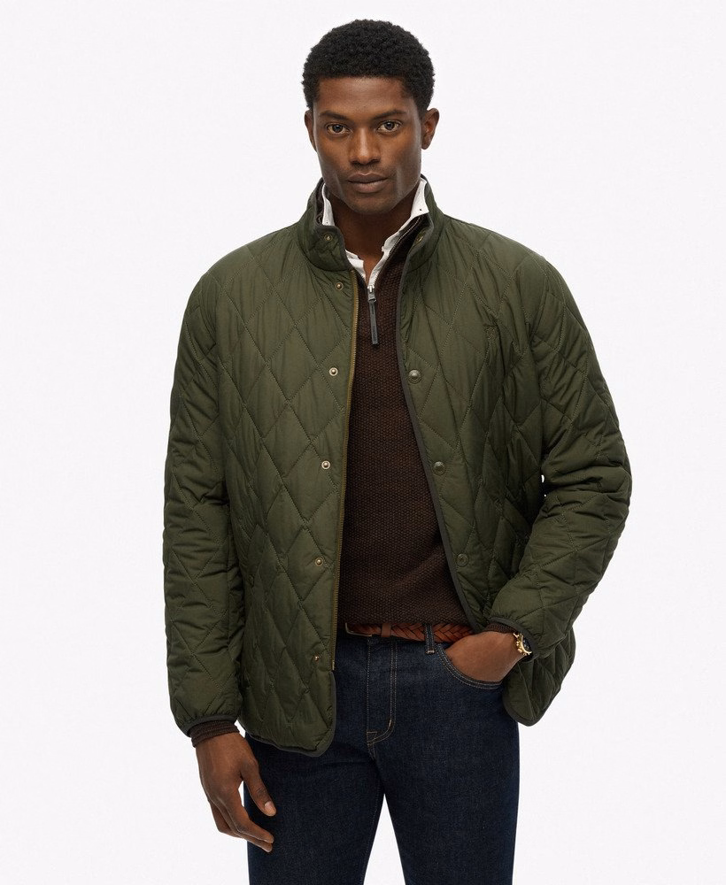 キルティング加工のエステートジャケット