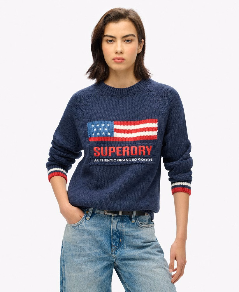 アメリカーナ クルーニットジャンパー