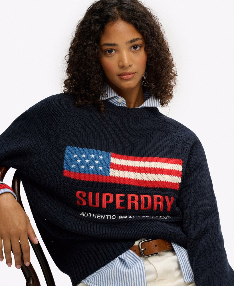 アメリカーナ クルーニットジャンパー