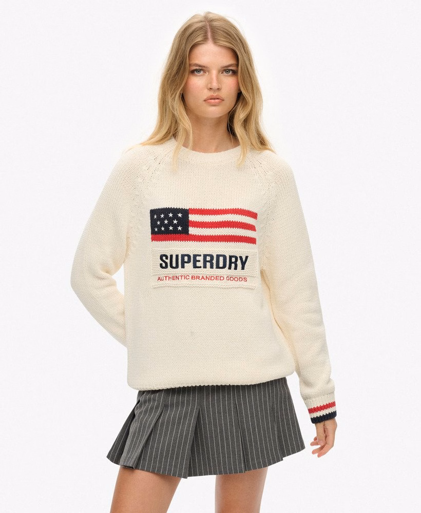 アメリカーナ クルーニットジャンパー