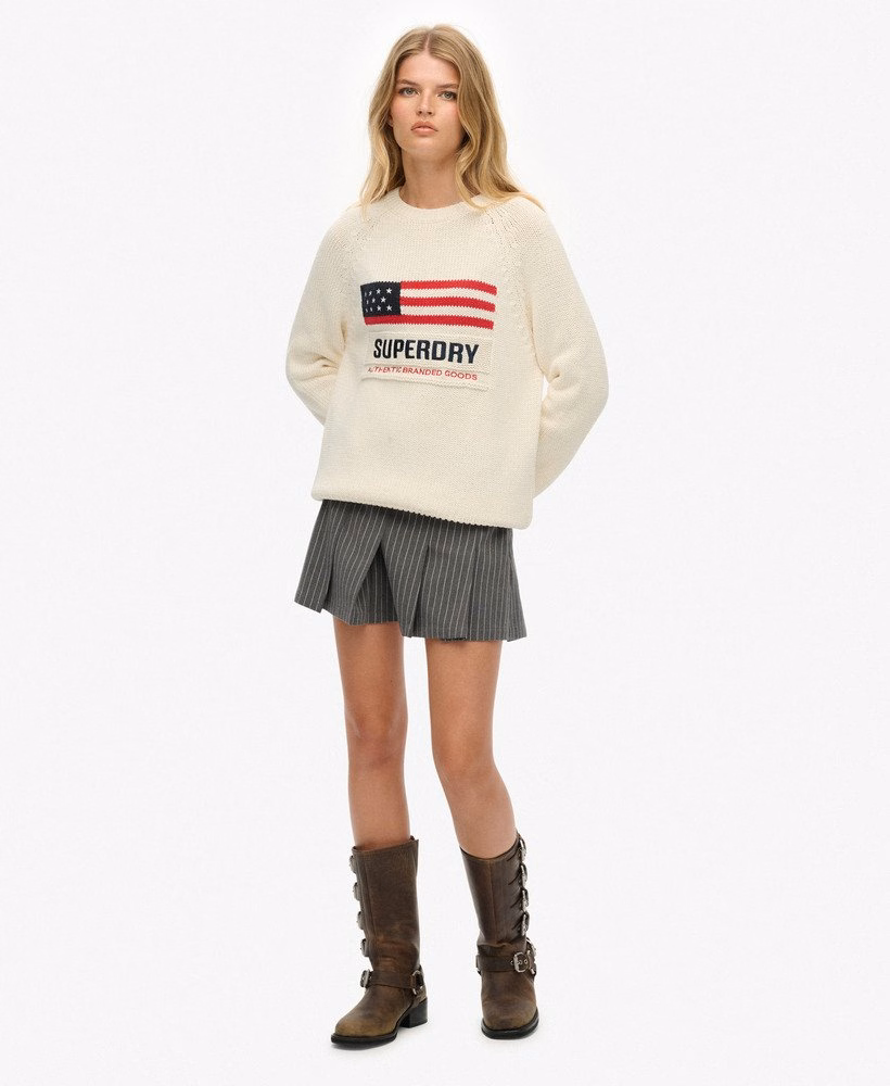 アメリカーナ クルーニットジャンパー