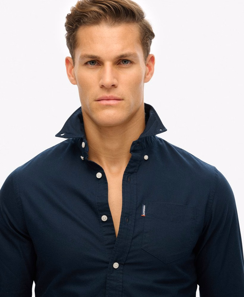 エッセンシャルズ ロングスリーブ オックスフォードシャツ