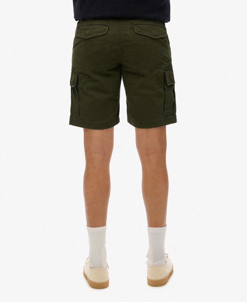 オーガニックコットン ヘビーカーゴショーツ(surplus goods olive)