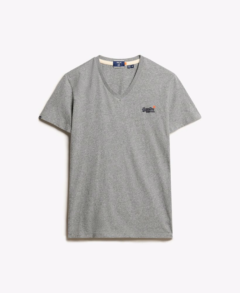 オーガニックコットン製クラシックVネックTシャツ