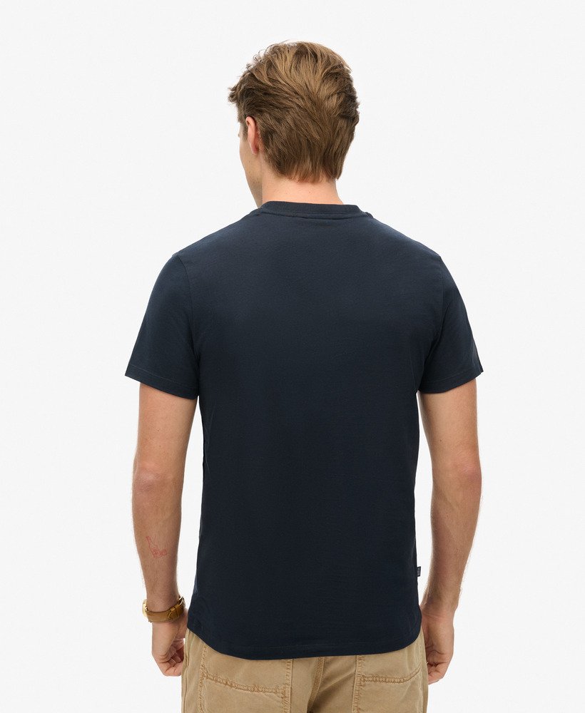 オーガニックコットン エッセンシャル ロゴ tシャツ(エクリプス ネイビー)