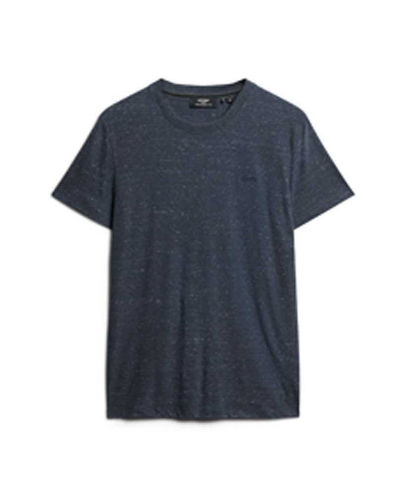 オーガニックコットン エッセンシャル スモールロゴ tシャツ(クリークネイビーヘザー)