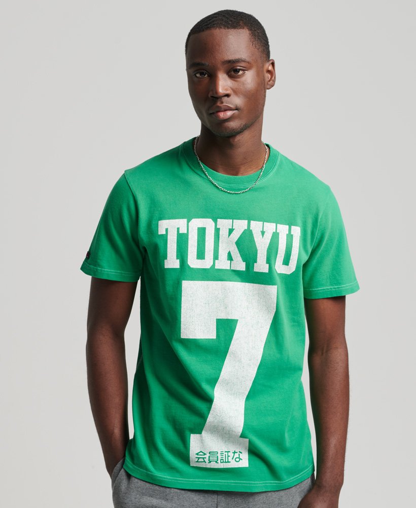 限定版ヴィンテージ03リワーククラシックtシャツ(ケリーグリーン)