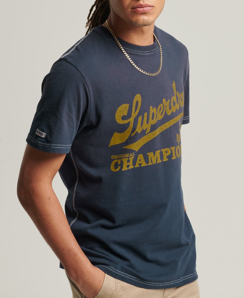 限定版ヴィンテージ04リワーククラシックtシャツ(ダークネイビー)