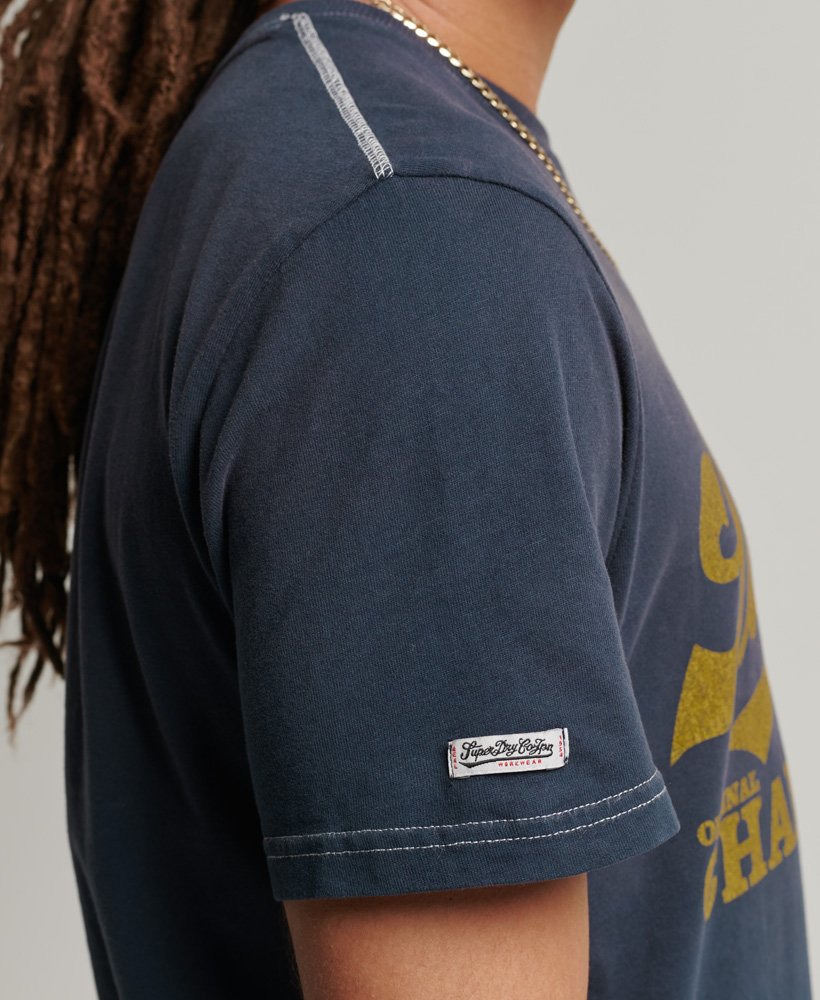 限定版ヴィンテージ04リワーククラシックtシャツ(ダークネイビー)