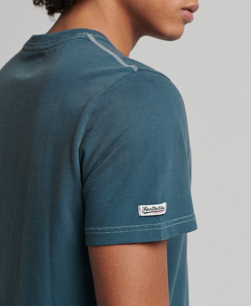 限定版ヴィンテージ04リワーククラシックtシャツ(ブルーボトル)