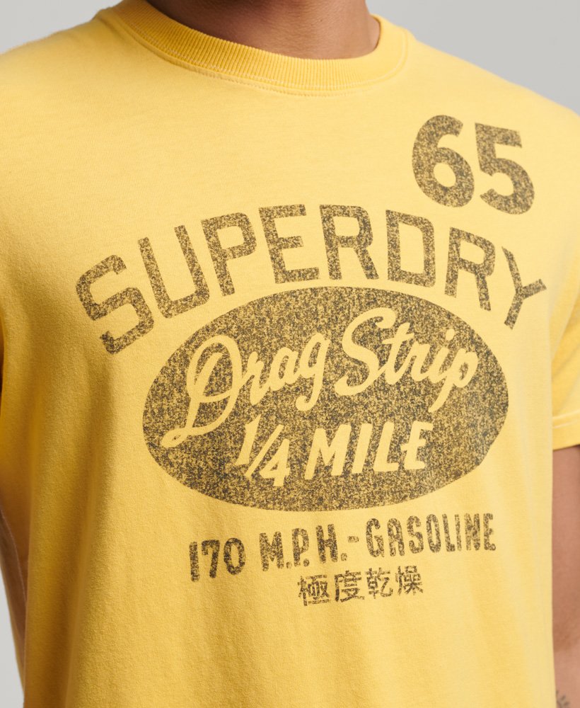 限定版ヴィンテージ08リワーククラシックtシャツ(ピグメントイエロー)