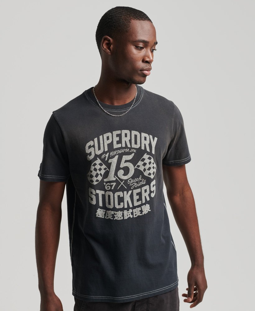 限定版ヴィンテージ08リワーククラシックtシャツ(ヴィンテージブラック)