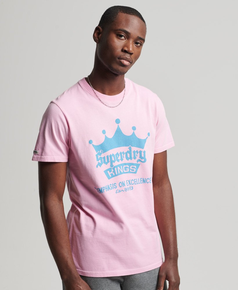 限定版ヴィンテージ04リワーククラシックtシャツ(インペリアルピンク)