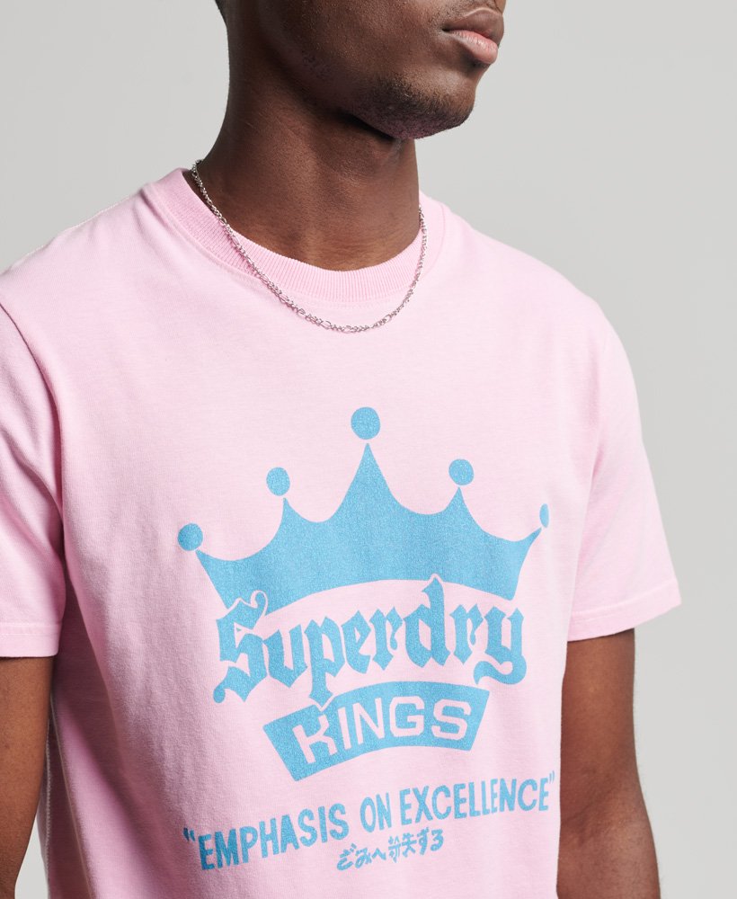 限定版ヴィンテージ04リワーククラシックtシャツ(インペリアルピンク)
