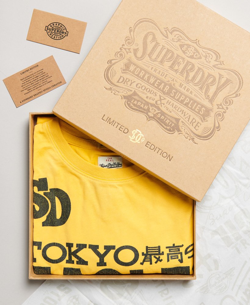 限定版ヴィンテージ04リワーククラシックtシャツ(ニューイエロー)