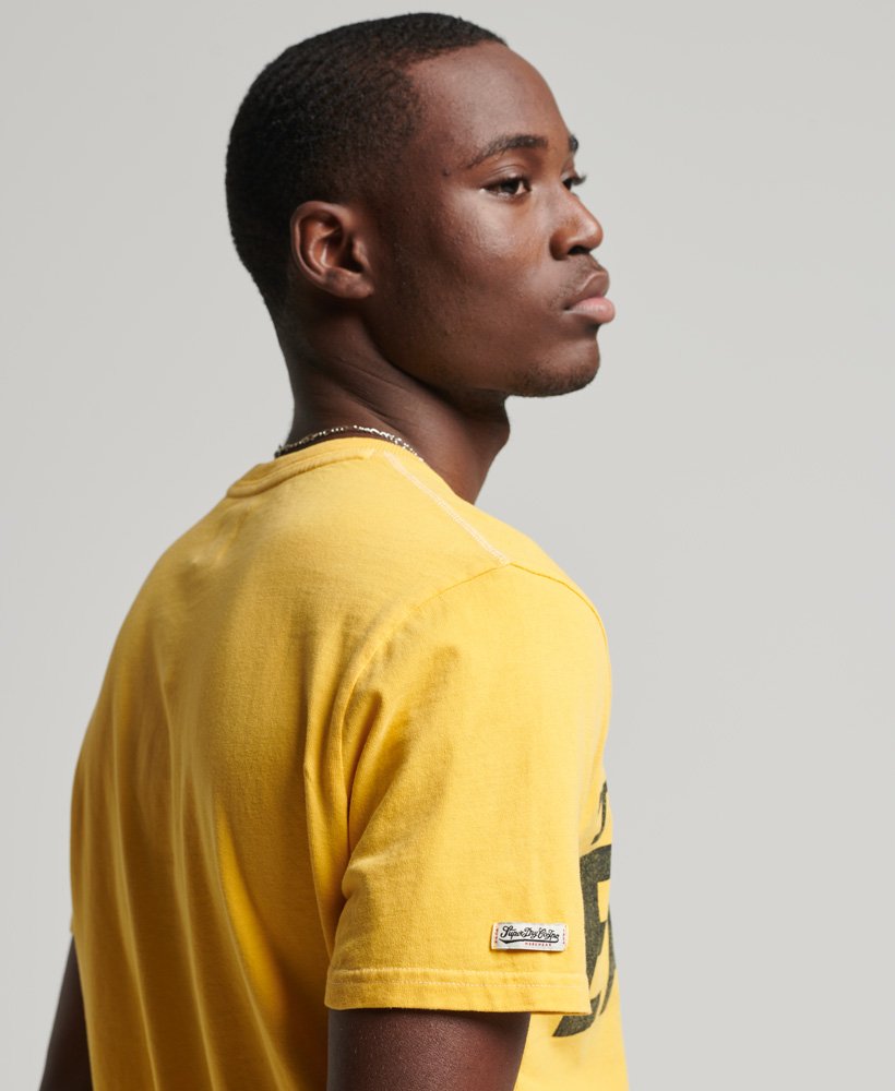 限定版ヴィンテージ04リワーククラシックtシャツ(ニューイエロー)