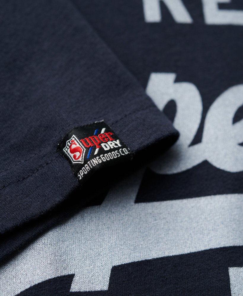 エクリプスネイビーのヴィンテージロゴtシャツ