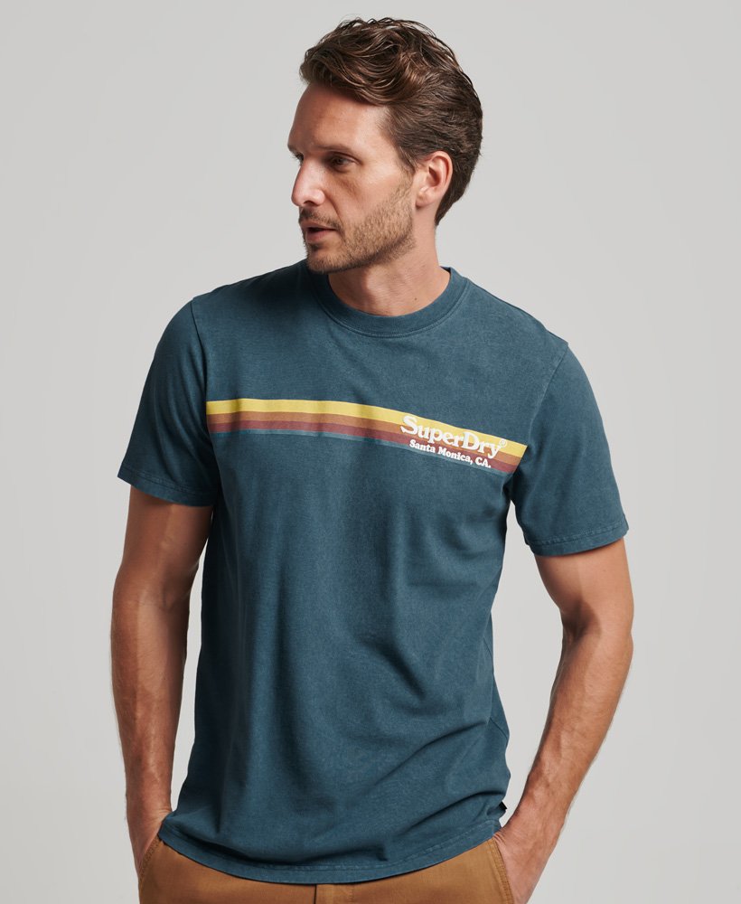 ヴィンテージ ヴェニュー tシャツ(スケートブルー)