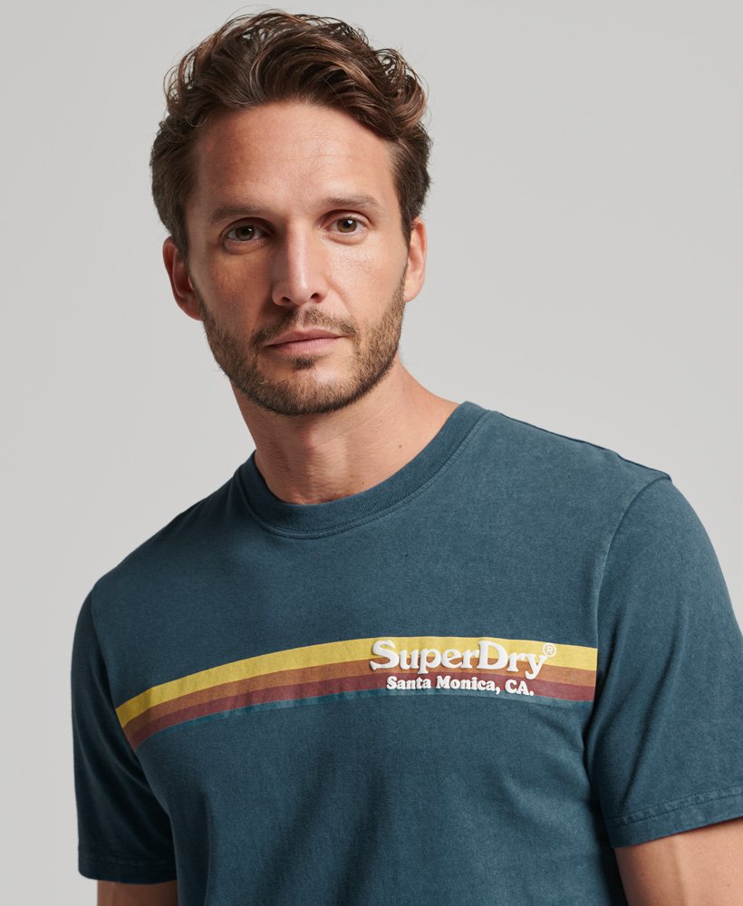 ヴィンテージ ヴェニュー tシャツ(スケートブルー)