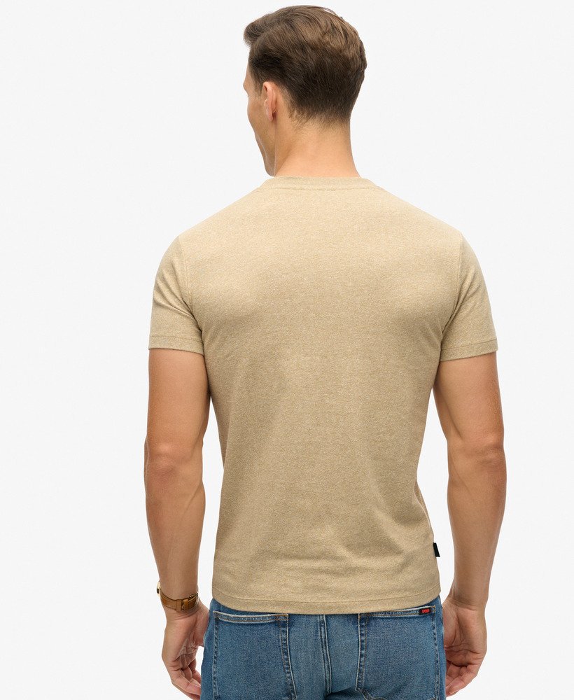 オーガニックコットン エッセンシャル ロゴ tシャツ(タンブラウン フレックマール)
