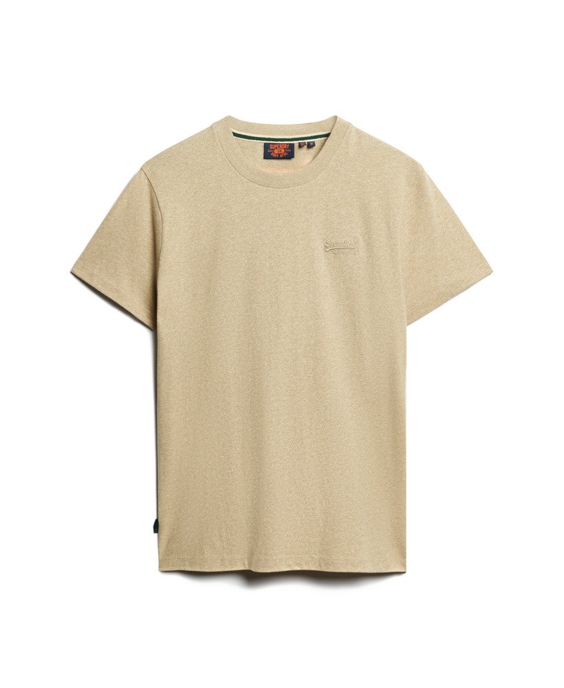 オーガニックコットン エッセンシャル ロゴ tシャツ(タンブラウン フレックマール)