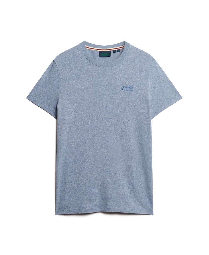 オーガニックコットン エッセンシャル ロゴ tシャツ(ベイブルーマーブル)