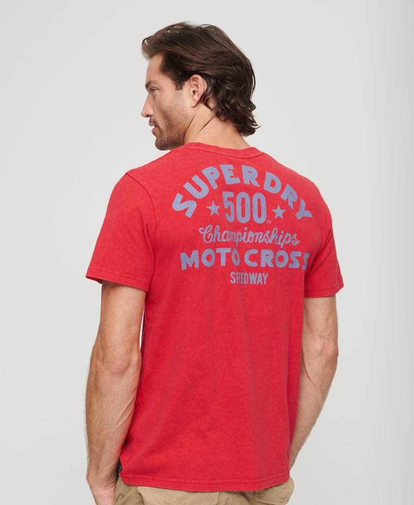 ヴィンテージアメリカーナグラフィックtシャツ(ソーダポップレッド)