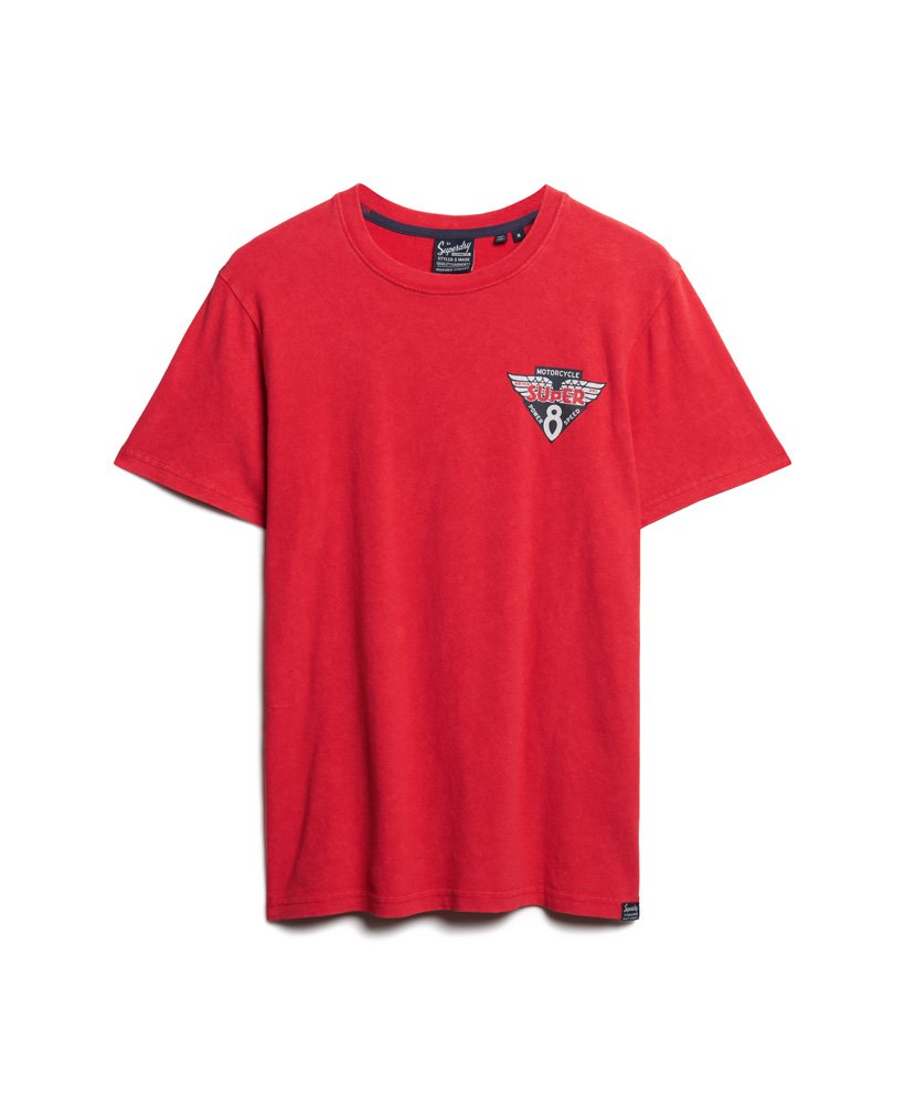 ヴィンテージアメリカーナグラフィックtシャツ(ソーダポップレッド)