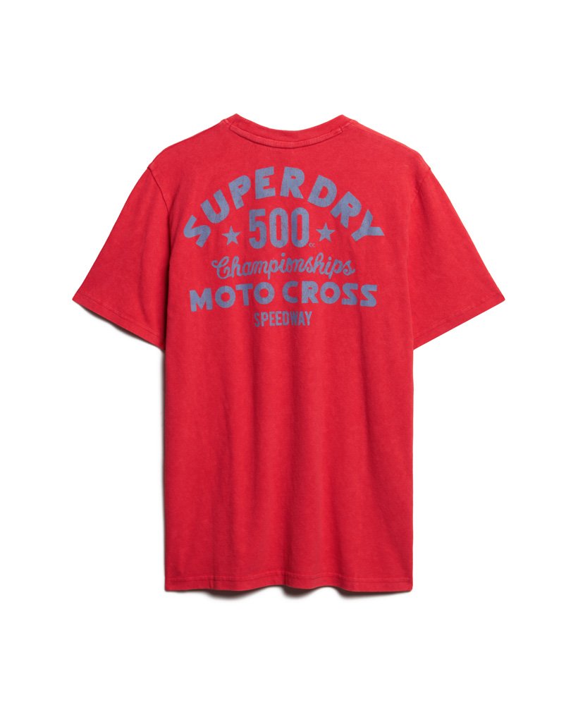 ヴィンテージアメリカーナグラフィックtシャツ(ソーダポップレッド)