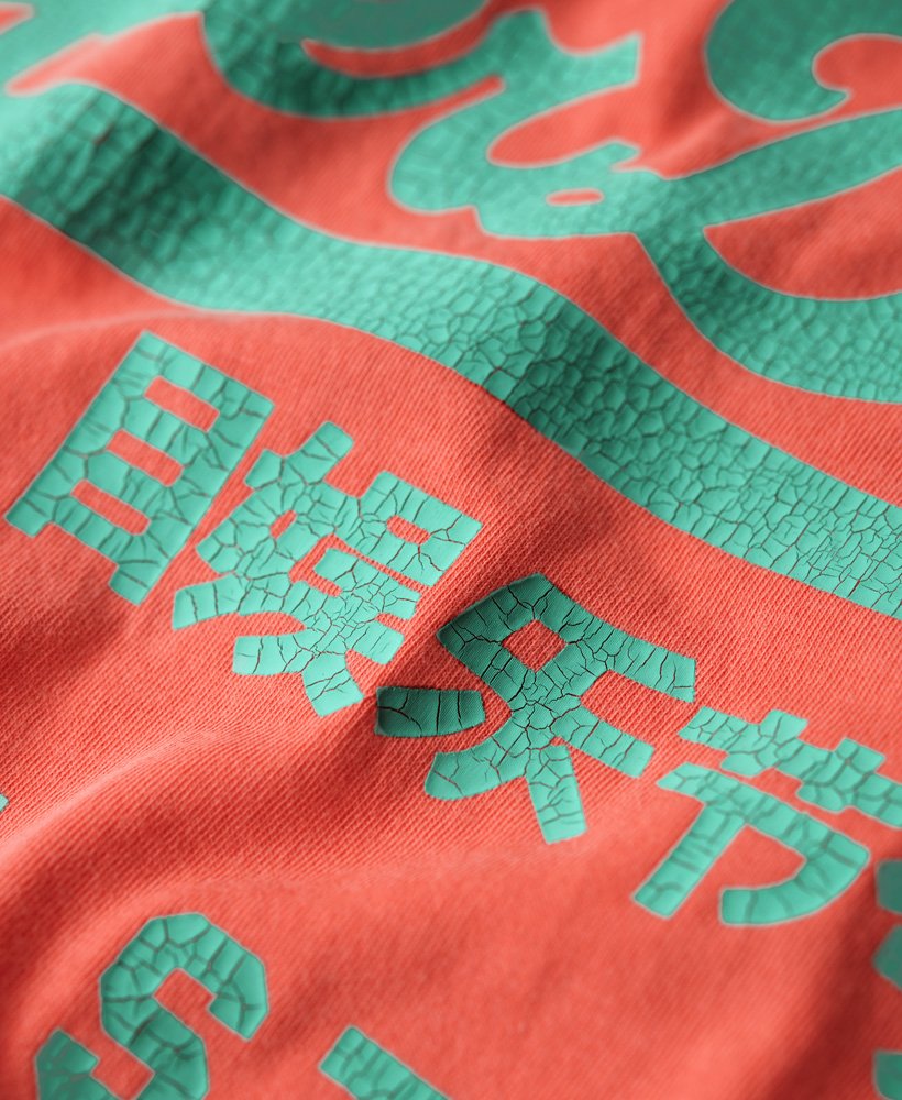 ネオンヴィンテージロゴtシャツ(ディープシーコーラル)