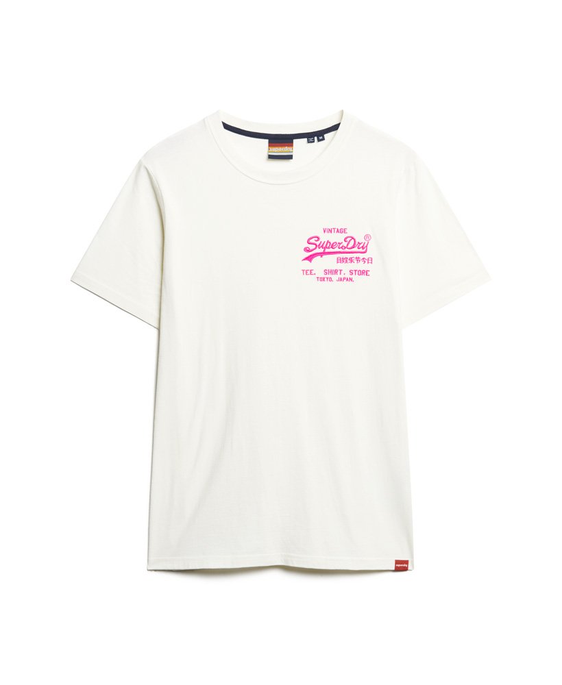 ネオンヴィンテージロゴtシャツ(エクリュ)