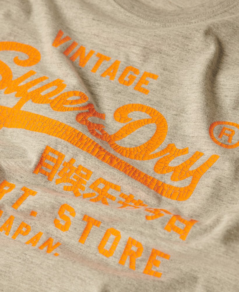 ネオンヴィンテージロゴtシャツ(アスレチックグレーマール)