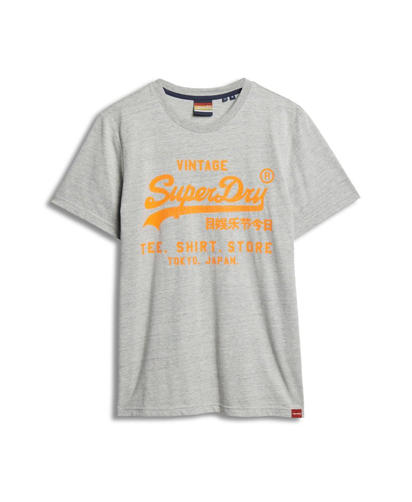 ネオンヴィンテージロゴtシャツ(アスレチックグレーマール)