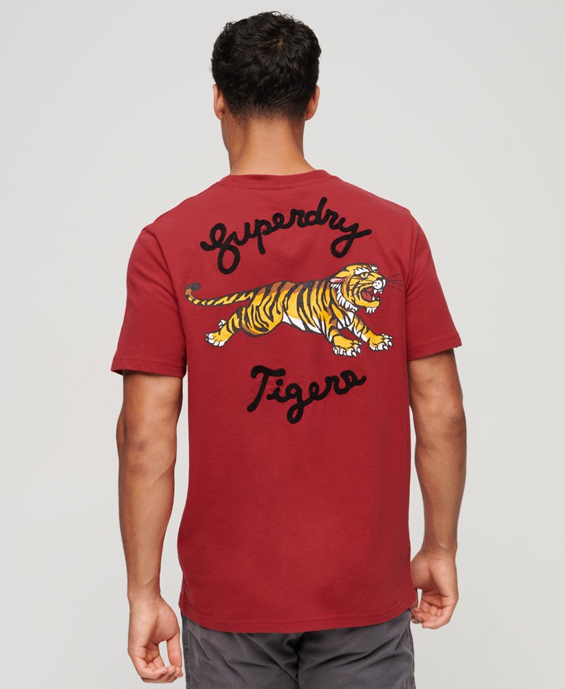 ステイラッキー グラフィックtシャツ(チリペッパーレッド)