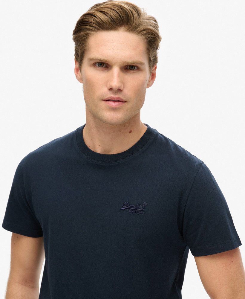 オーガニックコットン エッセンシャル ロゴ tシャツ(エクリプス ネイビー)