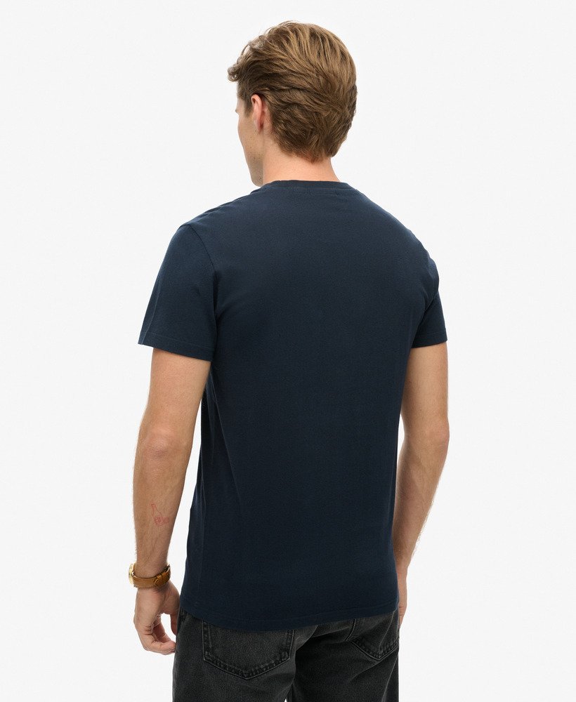 オーガニックコットン エッセンシャル ロゴ tシャツ(エクリプス ネイビー)