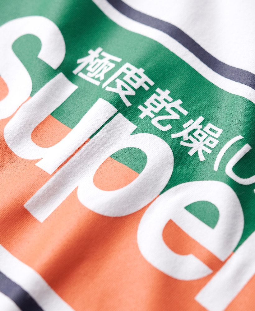 コアロゴストライプtシャツ(オプティック)