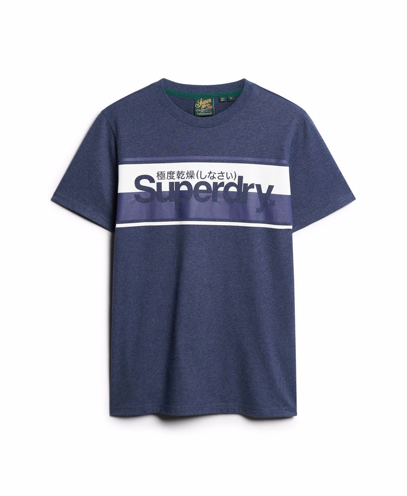 コアロゴストライプTシャツ