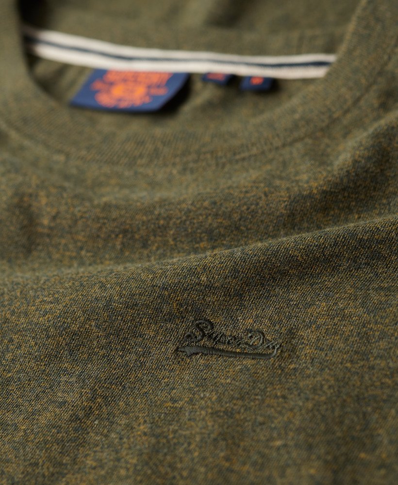 オーガニックコットン エッセンシャル スモール ロゴ tシャツ(オリーブ フレック マール)