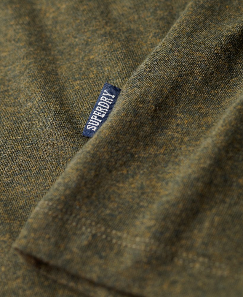 オーガニックコットン エッセンシャル スモール ロゴ tシャツ(オリーブ フレック マール)