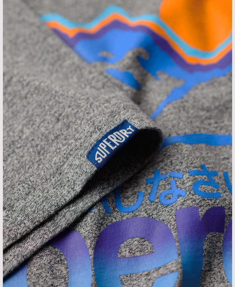 コアロゴ グレートアウトドアtシャツ(アスファルトグレーグリット)