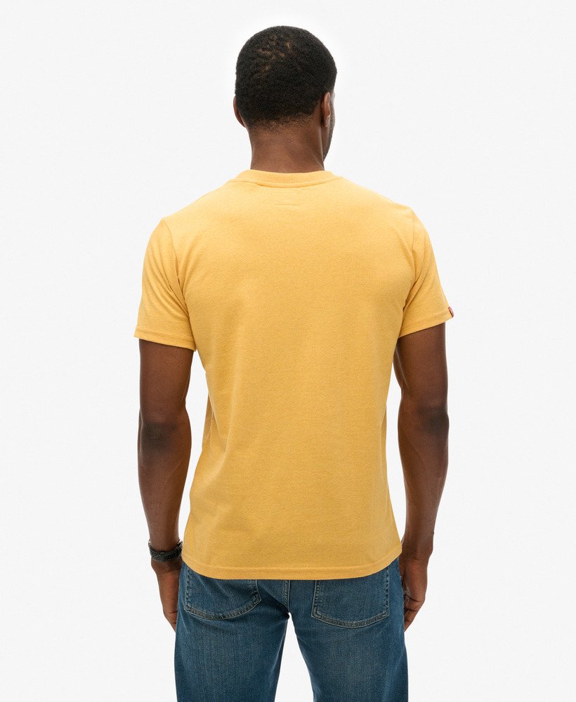 ワークウェア フロック グラフィック tシャツ(アンバーイエローマール)