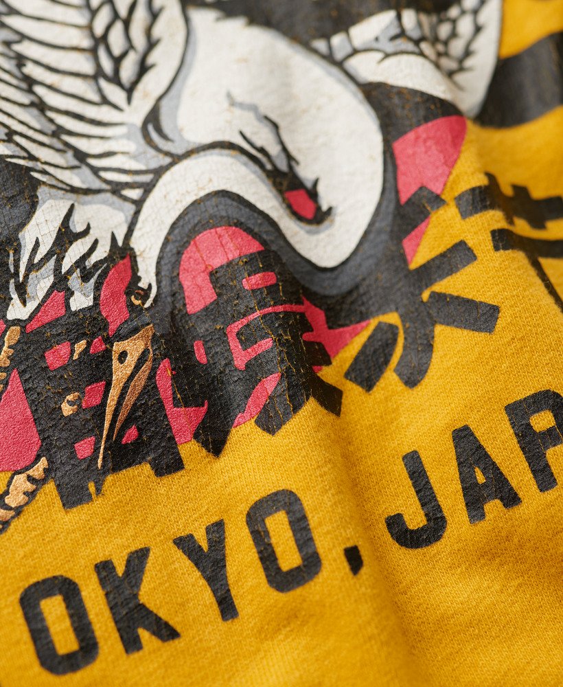 東京グラフィックtシャツ(オイルイエロー)
