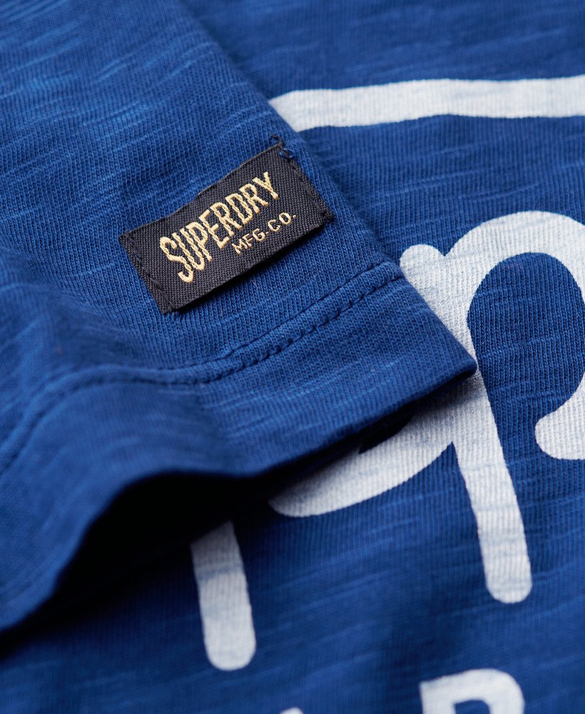 パイロットミッドブルースラブのcopper labelスクリプトtシャツ