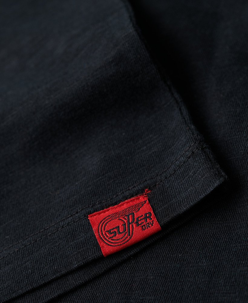 レトロロッカーグラフィックtシャツ(ブラック)